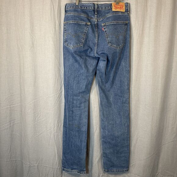Levis 541 Jeans Mens 32x35 Blue Athletic Tapered Fit Denim Pants Chore Outdoor - Picture 4 of 7
